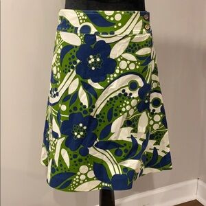Lilly Pulitzer Corduroy Wrap Skirr, Size 4